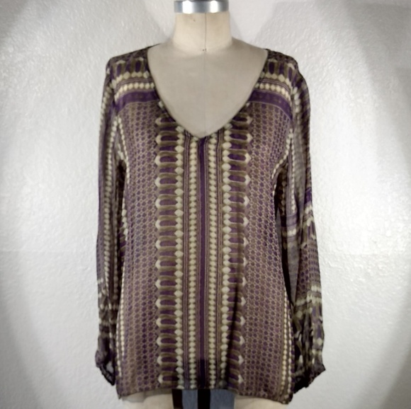 Johnny Was Tops - 4 Love and Liberty by Johnny Was Tillie Wick Blouse NWT